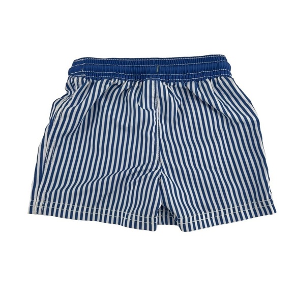 Carter’s Blue White Striped Swim Shorts Size 6 Months Boy’s - Picture 3 of 5